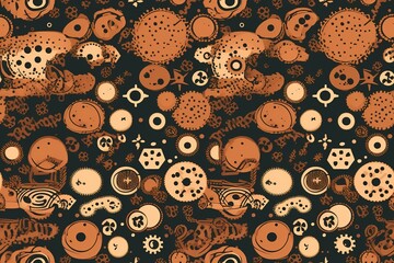 Abstract seamless pattern background. Modern stylish abstract texture. Abstract simple seamless pattern. Vintage seamless pattern. Light modern simple wallpaper. Trendy minimalist seamless pattern.