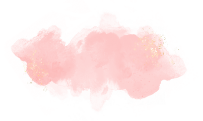 Abstract watercolor or alcohol ink art pink background element with golden crackers. Pastel pink marble drawing effect. template for wedding invitation,decoration, banner, background, png file