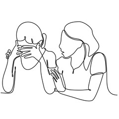 a continuous line of mental illness, when we are depressed we need emotional support for healing