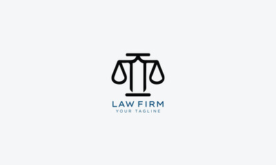 Attorney and lawyers logo design vector template