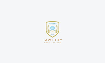 Attorney and lawyers logo design vector template