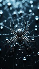 Sophistication and Refinement: Goddess Spider on the Web AI Generated