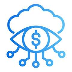 data analysis gradient icon
