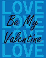 Happy valentines day. Vector banner, greeting card, flayer, poster,  with text Happy valentines day
