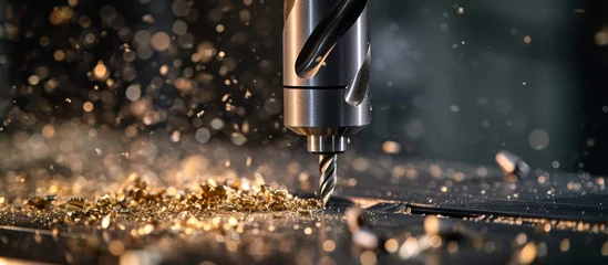 Fotobehang Discover Exceptional Performance with the High-Quality Drill: Unleash Unparalleled Precision, High-Quality Reliability, and Exquisite Craftsmanship © AkuAku