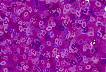 Light Purple vector backdrop with dots.
