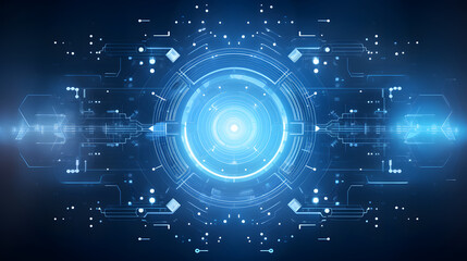 Fototapeta premium Abstract technology background Hi-tech communication concept futuristic digital innovation background vector illustration