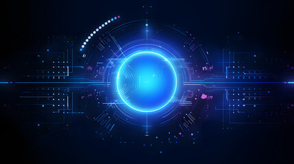 Fototapeta premium Abstract technology background Hi-tech communication concept futuristic digital innovation background vector illustration