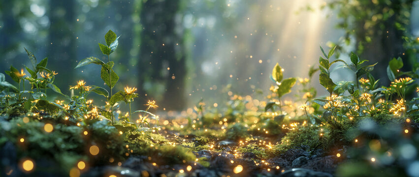 森, 木, 自然, 風景, 光, かすみ, 公園, 緑, 神秘的, ファンタジー, 妖精, 魔法の森, 神秘的な森, 蝶々, 季節, 装飾物,forest trees nature landscape light haze park green mystical fantasy fairy magic forest mystical forest christmas season ornam