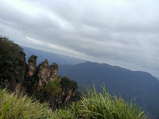 Lookout at The Three Sisters (Blue Mountains) NSW Australia 