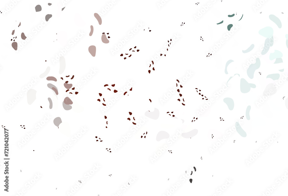Poster light red vector texture with random forms.