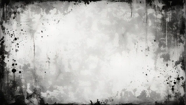 A Black and White Canvas Splashed with Electric Tones, a Mesmerizing Dance Perfect for Presentation Backgrounds