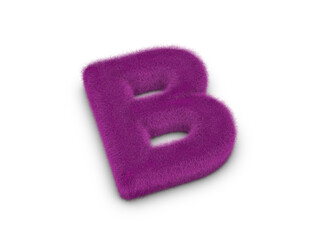 Fur letter B