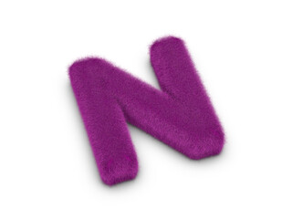 Fur letter N