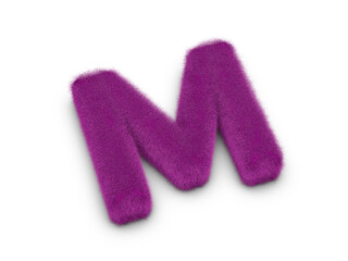 Fur letter M