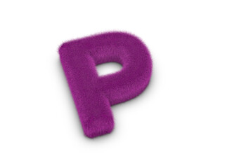 Fur letter P