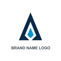 Modern letter A vector companies logo