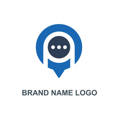 Modern letter A vector companies logo