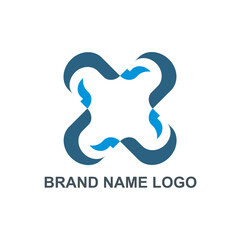 Star X modern vector business logo