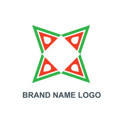 Initial letter X star logo design