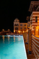 Port Ghalib Marsa Alam. Nocne życie portu.