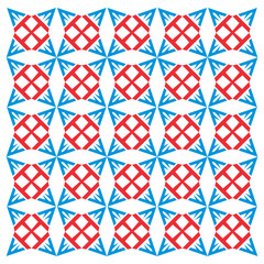 Seamless pattern with flowers and leaves