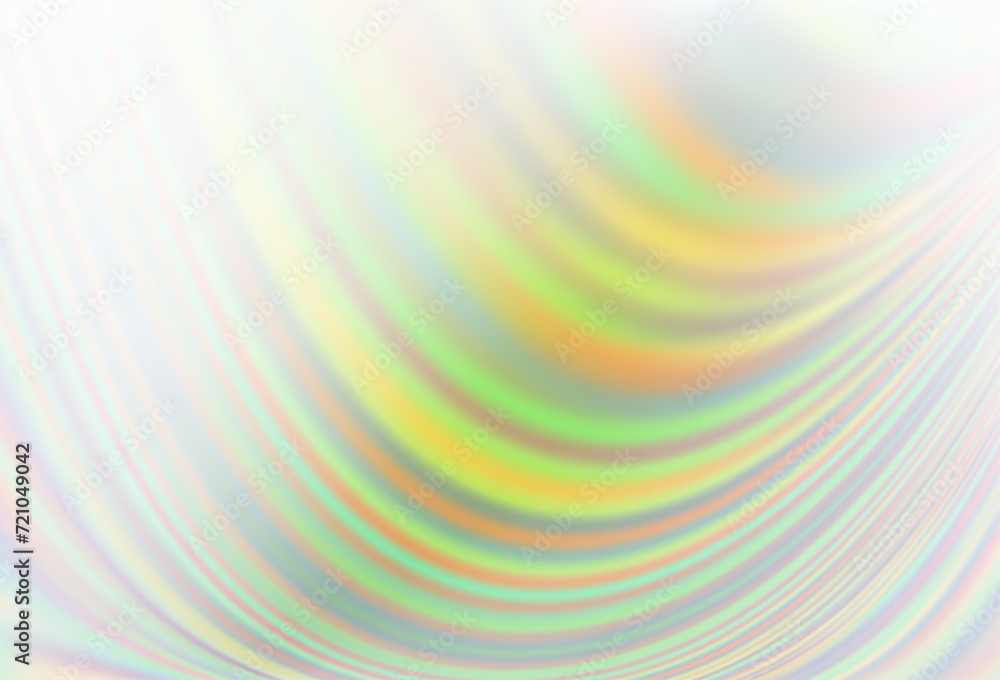 Aufkleber light green vector pattern with liquid shapes.