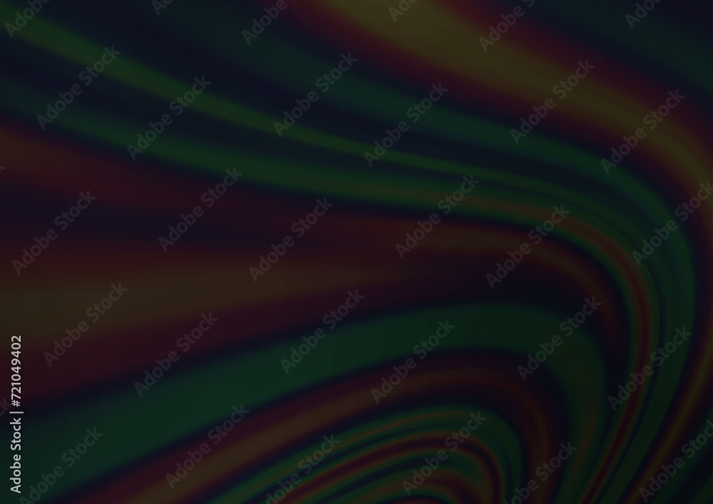 Aufkleber dark silver, gray vector pattern with bent ribbons. blurred geometric sample with gradient bubbles. 
