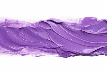 Purple Oil Paint Texture on White Background AI Generated AI Generated