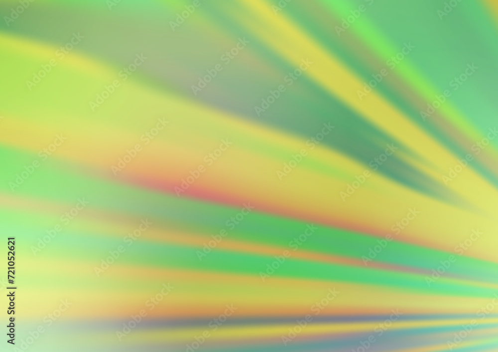Poster Light Green, Red vector pattern with narrow lines. Lines on blurred abstract background with gradient. Pattern for business booklets, leaflets.