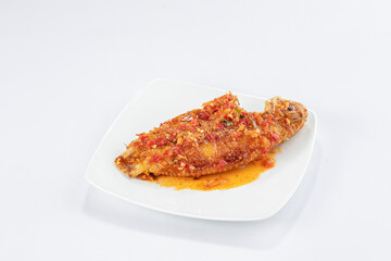Cá Diêu Hồng Sốt Thái (Vietnamese Sweet and Sour Red Snapper)