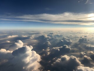 clouds in the sky, Generative AI