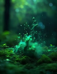 forest in the forest, Generative AI