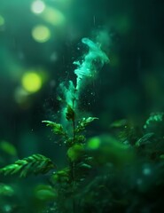 fern in the rain, Generative AI