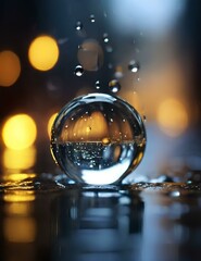 glass of water, Generative AI