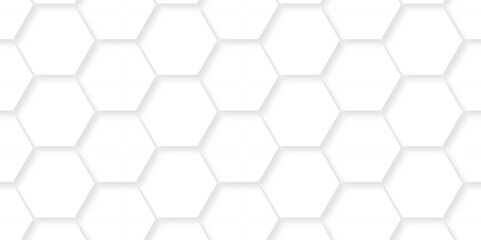 	
Abstract 3d background with hexagons pattern with hexagonal white and gray technology line paper background. Hexagonal vector grid tile and mosaic structure mess cell. white and gray hexagon.