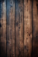 Empty Wooden Background from Top View AI Generated