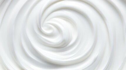 Fototapeta na wymiar Extreme Closeup of Greek Yogurt Bowl AI Generated