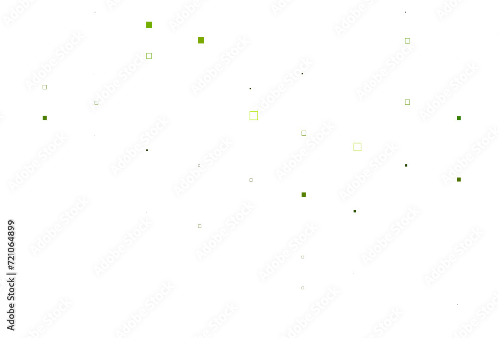 Poster light green vector pattern with crystals, rectangles.