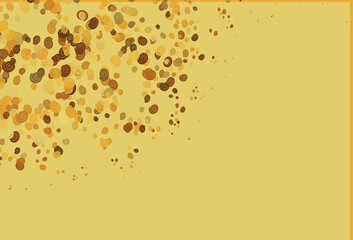 Light Yellow, Orange vector template with abstract lines.