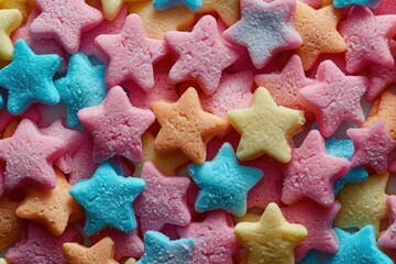 Star candies for confectionery decoration