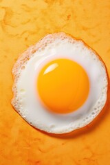 Close-Up of a Sunny-Side-Up Egg AI Generated