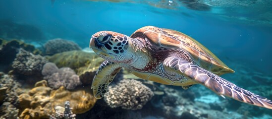 Brazilian Caribbean's sea turtles
