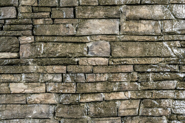 stone texture. beige tone background showcases rough texture stone masonry pattern, rustic elegance. intricate details and earthy tones, timeless backdrop