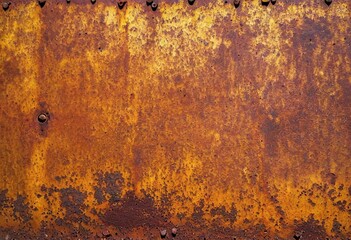 Rusty metal texture orange color, background