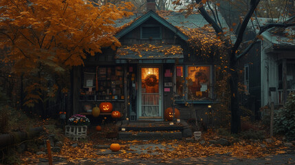 On Halloween night, a peculiar antique shop appears in the neighborhood. The owner offers enchanted items that grant temporary supernatural abilities.