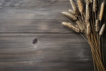 Minimal Style Tofus on Rustic Wooden Background AI Generated