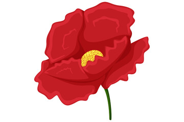 Flower Flat Decor Sticker Design