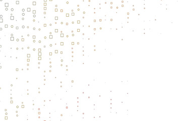 Light Orange vector template with square style.