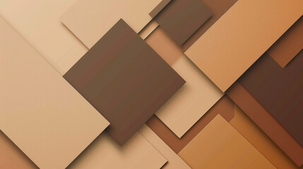 Beige, Brown, And Dark Brown abstract background vector presentation design. PowerPoint and Business background.